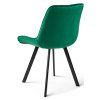 Zelená jídelní židle SORIA VELVET s moderním designem