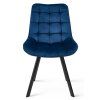 Designová jídelní židle SORIA VELVET modrá do jídelny