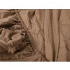 Elegantní Jersey prostěradlo EXCLUSIVE hnědé 200 x 220 cm do moderní ložnice