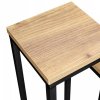 flower stand shelf triple loft black light brown sz52 (1)