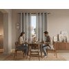 Stylový světle šedý závěs TAVIO 140x250 cm pro obývací pokoj i ložnici