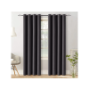 Moderní černý závěs OXFORD LIGHT 140x250 cm pro minimalistický interiér