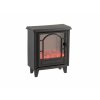 LED dekorace krb COZY WARM 40x35 cm, černý v útulném obývacím pokoji