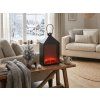 Elegantní LED dekorace lucerna COZY WARM 55x30 cm, černá do obývacího pokoje