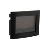 LED dekorace moderní krb COZY WARM 40x50 cm, černý pro útulný domov