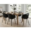 Designová jídelní židle HARTMAN IRIS RONDO, černá pro interiér i terasu