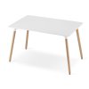 99098 4 akce bily jidelni stul adria 120x80 cm ii jakost