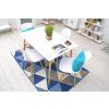 99374 6 akce bily jidelni stul adria 120x80 cm ii jakost
