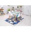 99374 7 akce bily jidelni stul adria 120x80 cm ii jakost