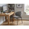 Designová jídelní židle KIOTO, černá/šedá v minimalistickém stylu