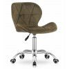 102888 set do pracovny zarimo stul 80x40 cm cerna kreslo avola velvet hnede