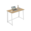 102927 6 set do pracovny zarimo stul 80x40 cm bila dub sonoma kreslo avola velvet horcicove