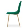 Elegantní jídelní židle PADVA VELVET, zelená do světlého interiéru