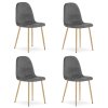 Designová jídelní židle PADVA VELVET, tmavě šedá do moderní jídelny a obývacího prostoru
