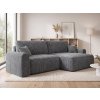 Stylová sedací souprava do L NORDEN TILIA 250x140 cm šedomodrá s prostorným lehátkem