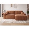Terakotová sedací souprava NORDEN TILIA 250x140 cm s oboustranným rohovým provedením