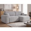 Rozkládací oboustranná sedací souprava do L NORDEN TILIA 250x140 cm světle šedá s moderním designem