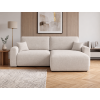 Stylová sedací souprava do L NORDEN PAROS 250x140 cm krémová s prostorným lehátkem