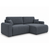 Rozkládací oboustranná sedací souprava do L NORDEN PAROS 250x140 cm tmavě šedá s moderním designem